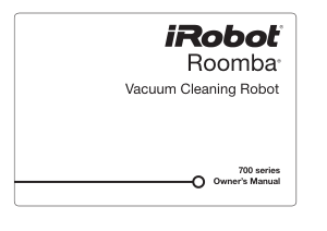iRobot Roomba 770 user manual